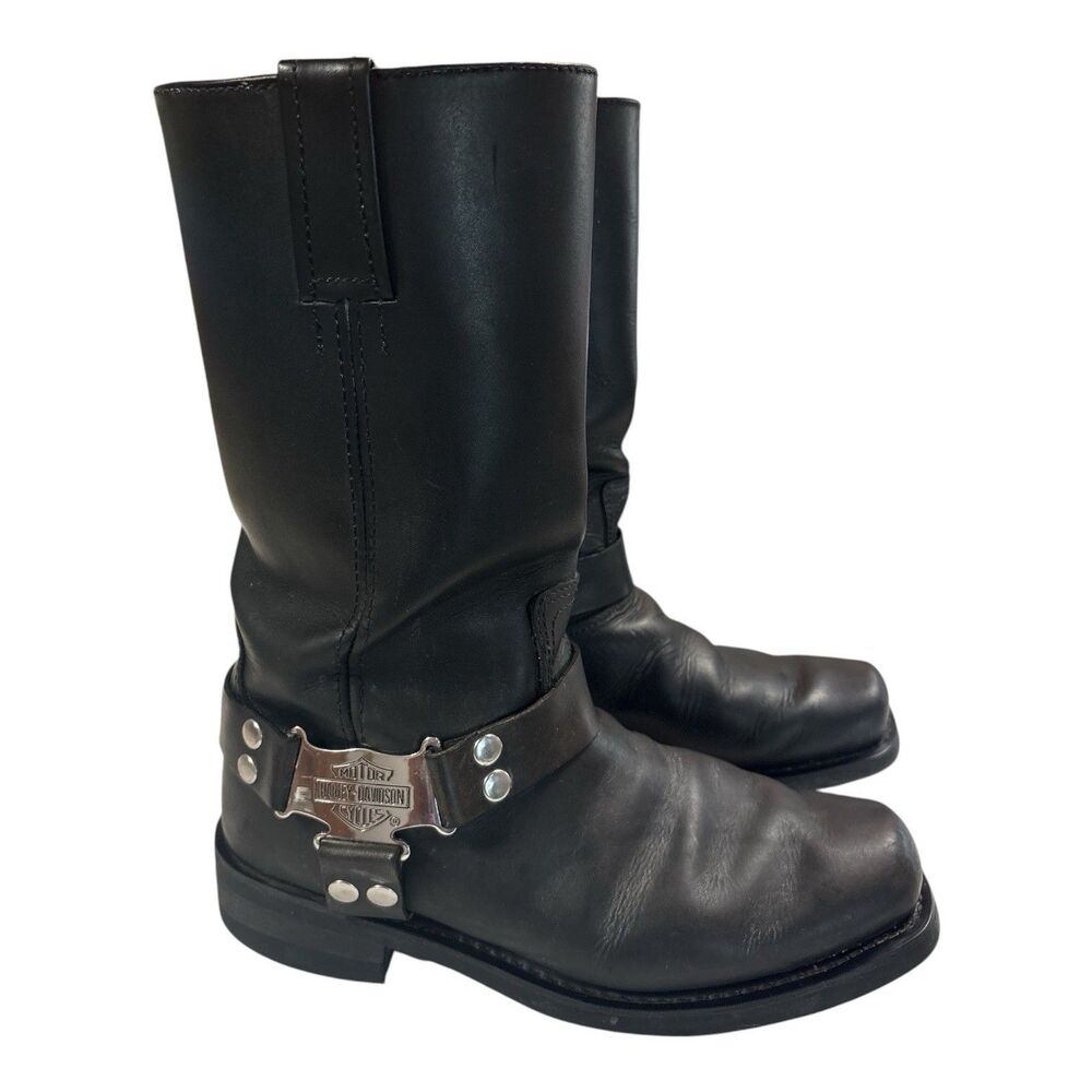 Harley Davidson Iroquois Hi D97386 Men’s 10.5 Leather Harness Motorcycle Boots